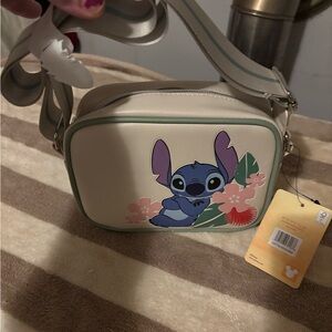 Bioworld Cream and Blue Bag